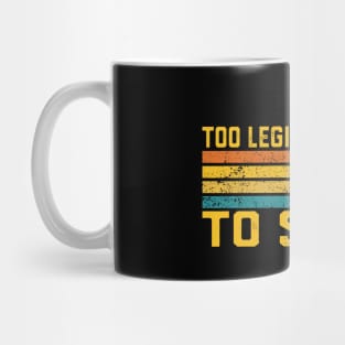 Too Legit To Split  Bowling Funny Bowler Bowling Team Mug